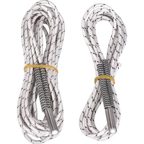 1M/2M Heating tube 6*20mm 12V 24V 50W Ceramic Cartridge Heater Reprap&Mendel For HotEnd J-Head 3D Printer Parts