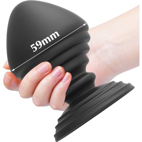 Huge Anal Beads Butt Plug with Powerful Suction Cup Female Masturbation Tool Prostate Stimulator Pussy Sex Toys for Couple