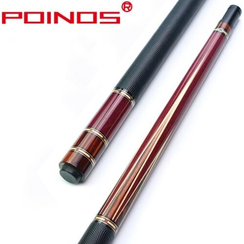 POINOS Handmade Rosewood Manual Flower tacos de billar pool Stick 12.75mm Tip with Pool Cue Case Set China