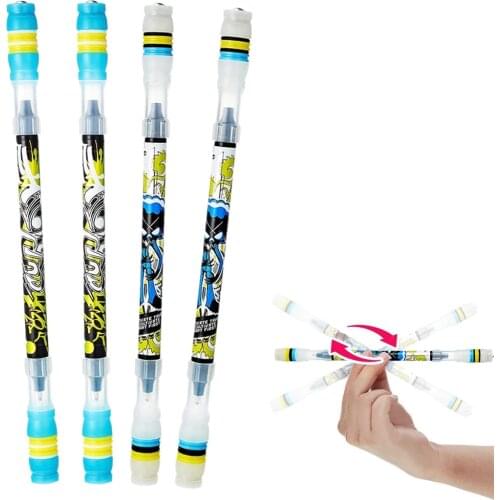 Funny Rotating Pen Spinning Cute Stationery Gaming Pen for Kids Students Toy Pens Writing Kawaii Ballpoint Pen School Supplies