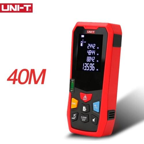 UNI-T Laser Rangefinder Handheld Distance Meter 40M 50M 60M 80M Medidor Laser Tape Build Measure Device Electronic Ruler