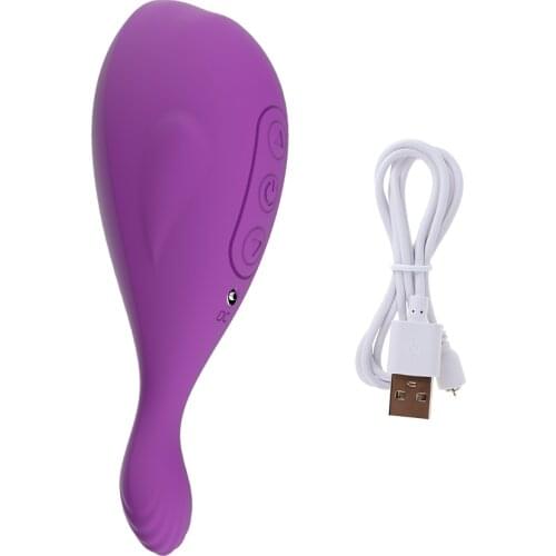 Clitoral Sucking Vibrator Whale Shape 2 Holes Vibrating Tail Clit Sucker Clitoris Stimulator Sex Toys for Women Masturbation