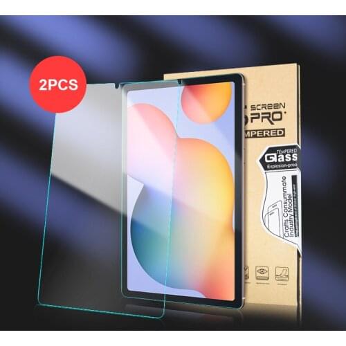 2PCS Tempered Glass for Samsung Galaxy Tab S6 Lite 10.4 SM-P610 P615 2020 Tablet Protective Film for tab A 8.0 T290 S6 S7