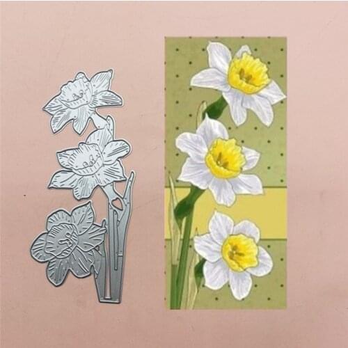 Yellow Flower Metal Cut Dies Stencils for Scrapbooking Stamp/Photo Album Decorative Embossing DIY Paper Cards