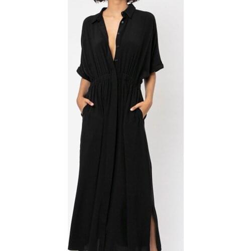 Female Coverups Shirt Swimming Dress For Woman Bathing Suit Cover Up Beach Swimsuit Capes Long Women Plus Size Swimwear Pareo