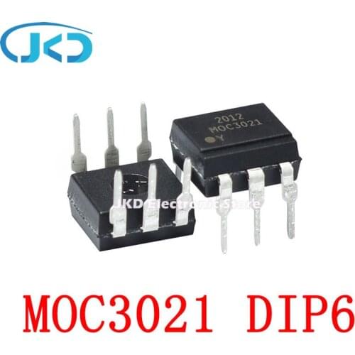 10pcs/lot MOC3021 MOC3023 EL3021 EL3023 K3021P K3023P 3021 3023 DIP-6 DIP6 Optocoupler New and Original