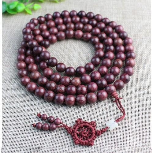 Natural Rosewood Purple Heart Wood Violet Buddha Bead Bracelet Prayer Bracelet For Women And Men Wood Jewelry Vintage Yoga