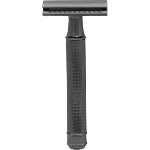 Short Handle Classic Safety Razor Double Edge Mens Shaving Razor Gift Box Pack Handle 1 Razor & 5 Blades for Man