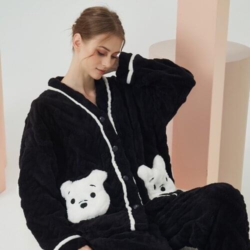 COZOK Women's Flannel Pajamas China