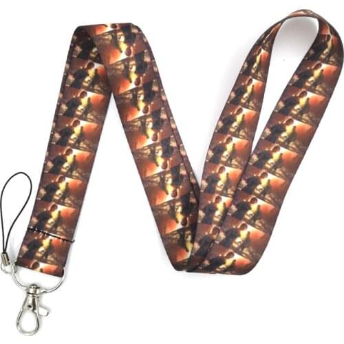 30pcs The Last of Us Lanyard Keys Phone Holder Funny Neck Strap With Keyring ID Card DIY Animal webbings ribbons Hang Rope