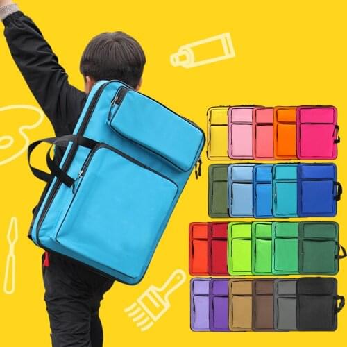 8K Cartoon Kid Art Bag for Painting Board Drawing Tools Cute Drawing Kits Waterproof Sketching Bag For Kids Art Set Art Supplies