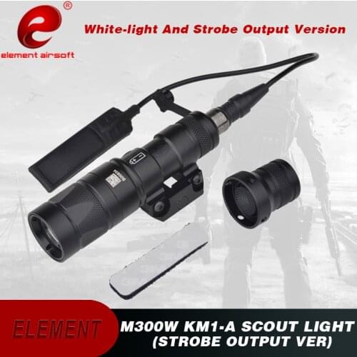 Element Airsoft Gun Light Surefie M300 Hunting Lamp M300W KM1-A Strobe Flashlight Weapon Light EX385