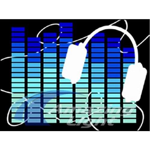 Christmas music party flashing LED panel t-shirt light up el panel t-shirt music sound activated flashing el panel for t-shirt