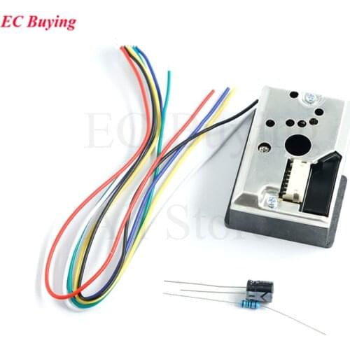 GP2Y1014AUVF SHARP PM2.5 Sensor Module Dust Air Gas Quality Detection Analog Output for Air Pollution With Cable