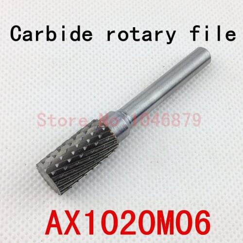 Carbide rotary burrs, rotary burrs, deburring with rasp, carbide burrs, carbide grinding. AX1020M06