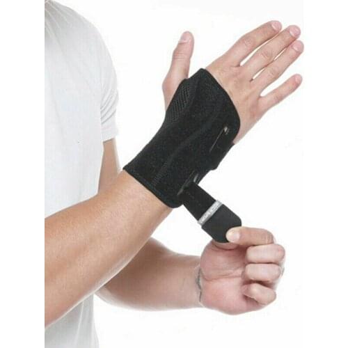 New Style Unisex Wrist Support Splint Carpal Plastic-steel Tunnel Sprain Strain Bandage Brace Solid 1 piece Fashion Hot 2019