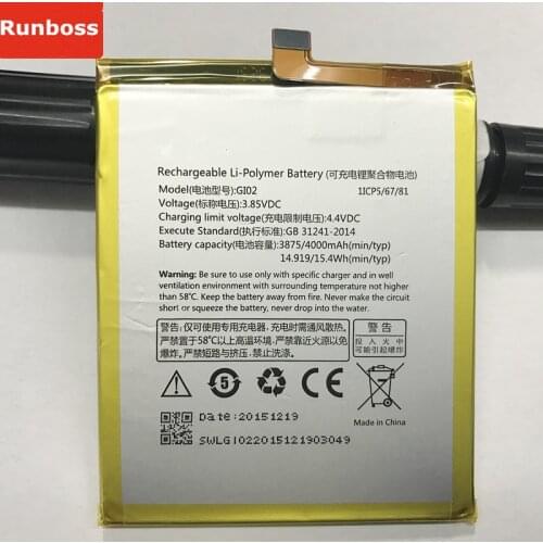 Original Quality GI02 Battery For gigaset Giga ME pro GS57-6 Battery GI02 4000mAh