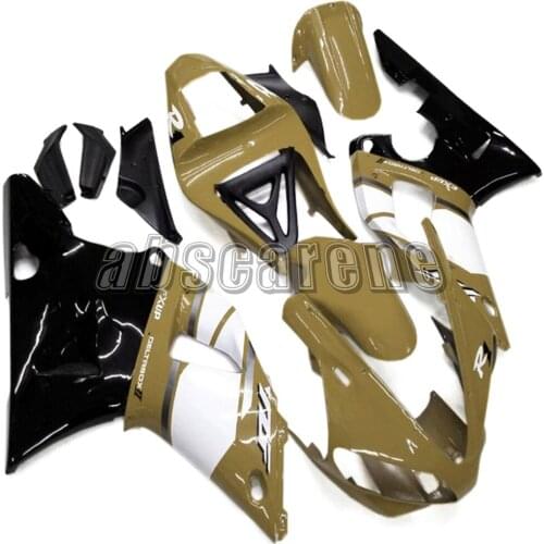 Complete Fairings for Yamaha YZF1000 R1 2000 2001 YZF 1000 R1 00 01 Injection ABS Plastic Bodywork Panels Kits Brown White Black