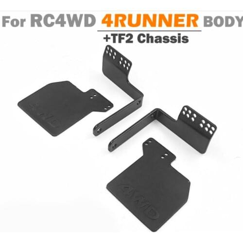Rubber fender + metal bracket for RC4WD 4RUNNER body rc car parts