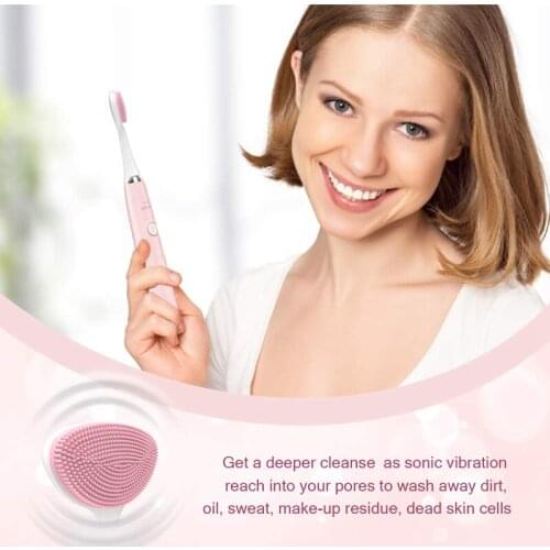 SANQ For Xiaomi SOOCAS X3 X5 Sonic Electric Toothbrush Head SOOCARE Electric Facial Cleansing Brush Heads Massage Brush