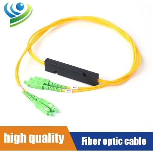 SC 2X2 Fiber Optic Splitter FBT Optical Coupler Box Type Singlemode