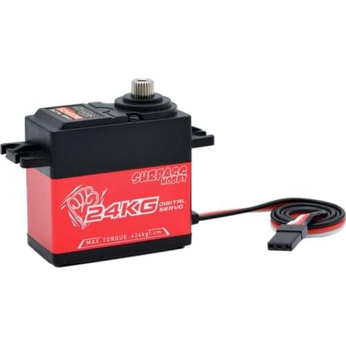 SURPASS HOBBY S2400M 24KG Aluminum Frame Digital Steering Gear Servo for 1/8 1/10 RC Car Boat Robot