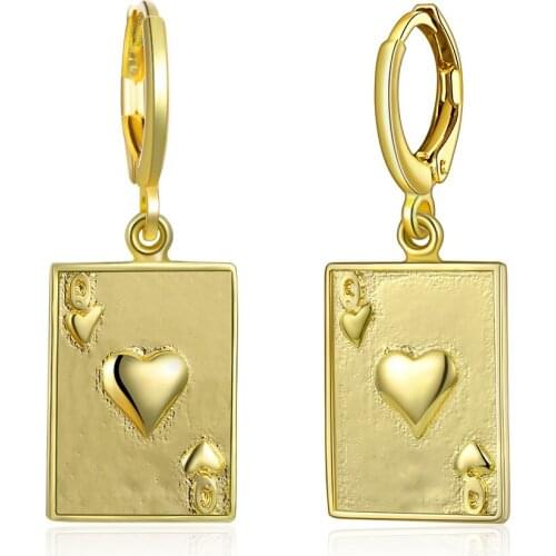 New Arrival Gold Color Earrings for Women Handmade Jewelry Gift Low Price Korea Personality