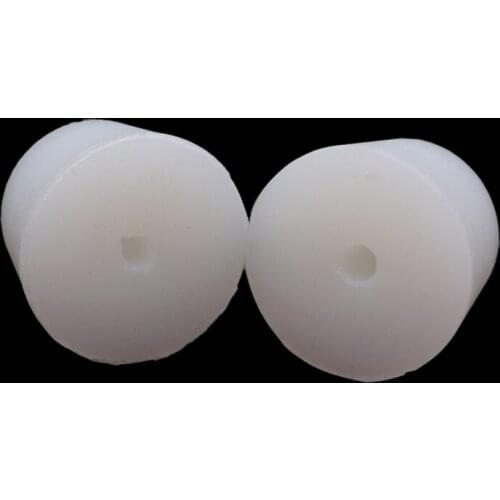2 Pcs Silicone Rubber Plug Stopper With Hole Airlock Bubbler Valve Wine Brew