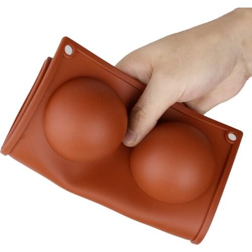 3D Hemispherical Silicone Mold 6 Hole Food Grade Baking Mold Practical Chocolate Candy Jelly Mold Baking Accessories