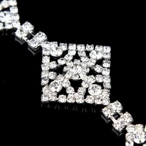 5Yards Costume Applique Crystal Rhinestone Cup Trimming Chain DIY Crafts Trim Accessories