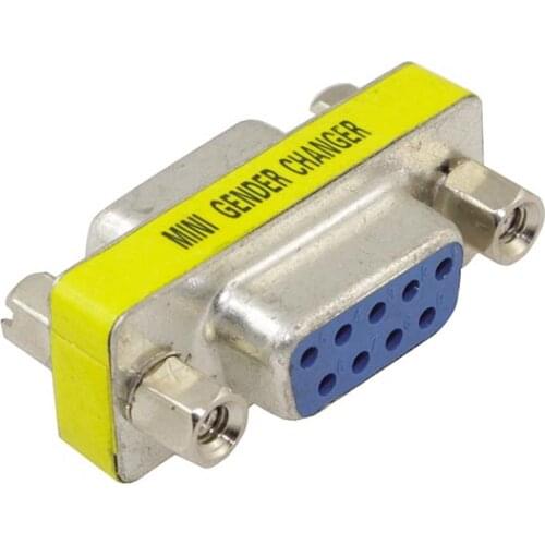 9 PINOUTS D/D CHANGER (RS-232 FEMALE FEMALE INTERMEDIATE)