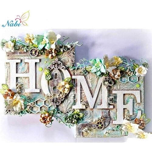 Nabi 5D Diamond Painting HOME Full Square/Round Flower Diamond Embroidery Landscape wall Decoration Diamond Art Resin Scenic