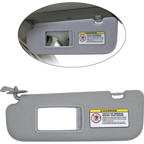 Car Sun Visor 852103X000TX for Hyundai Elantra 2011 2012 2013 2014 2015 Grey with Mirror Left Driver Side 2012 2014