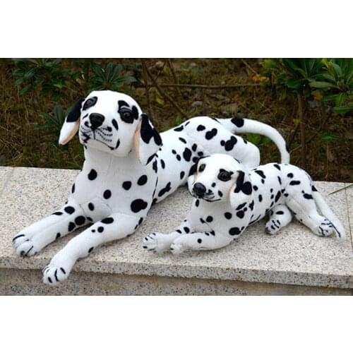 Free shipping prone dog spotted Dalmatian dog plush toy, birthday gift h527