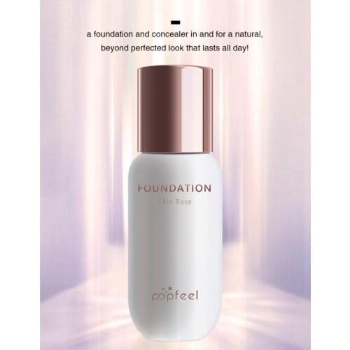 INS HOT Face Foundation Color Changing Liquid Foundation Popfeel Liquid Cream Concealer Color Changing Oil Control Concealer