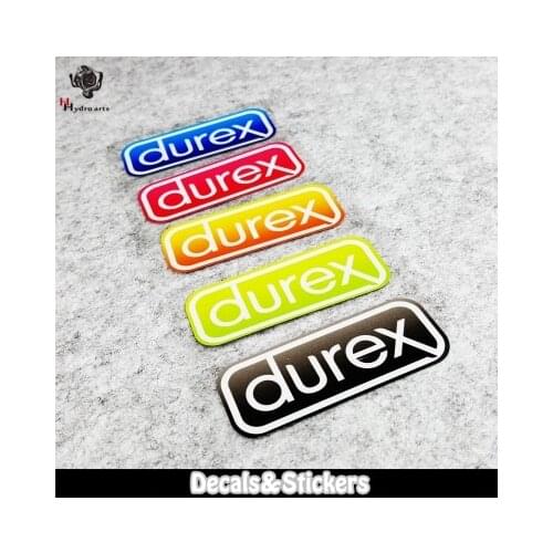 NO.L056 DUREX Interesting 3M Reflective Stickers MOTO GP Car Glass Sticker Waterproof Decals Racing Motorcycle