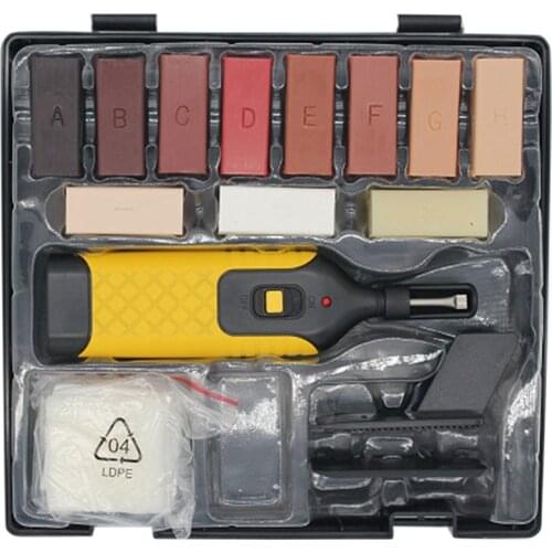 Laminate Repairing Kit Wax System Floor Worktop Sturdy Casing Chips Scratches Mending Tool Set Repair Hand Tool Kit