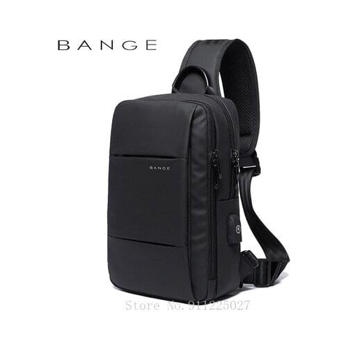 Xiaomi Fashion Outdoor Travel Crossbody Bag USB Chest Bag Oxford Cloth Casual Single Shoulder Bag Mens Business Messenger Bag