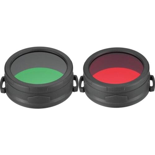 NITECORE NFR65 NFG65 Filter 65mm Green Red Flashlight Torch Filter for NITECORE P30i