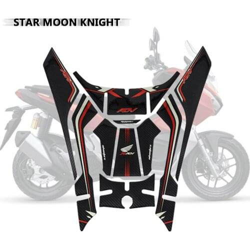 New motorcycle 3D fuel tank sticker fish bone front fairing sticker side decal protective cover for Honda ADV150 ADV 150