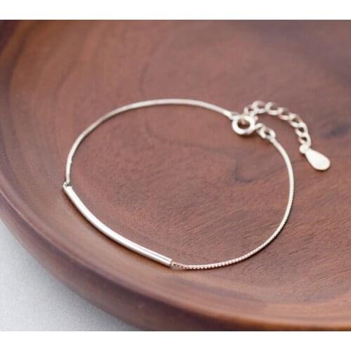 Jisensp New Arrival Femme Curved Bar Bracelets for Women Adjustable Bangles Jewelry Simple Bend Bar Bracelets Nice Party Gifts