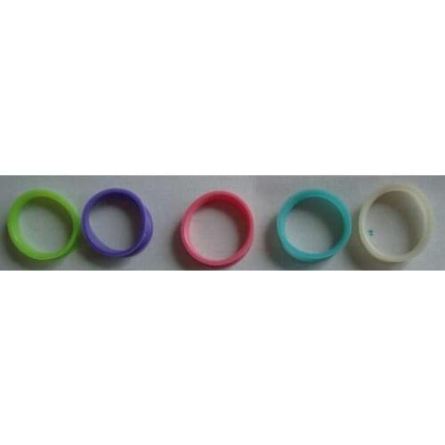 300pcs/lot Hair scissors parts finger rings inserts in mixed sizes and colors