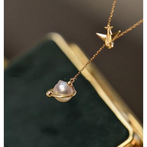 Airplane 925 Sterling Silver Necklace Chain with Pendant Findings Base Jewelry Parts Fittings for Pearls Corals Jades Stones