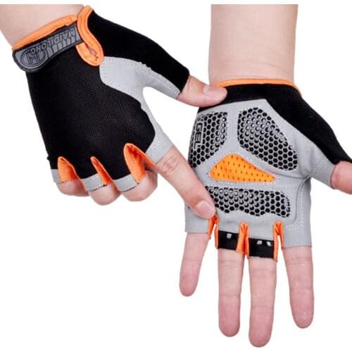 Z20 Dropshipping Cycling Anti-slip Men Women Half Finger Gloves Breathable Anti-shock Sports Gloves Bike Bicycle Glove