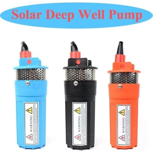DC 12V/24V 6L/min Lift=70m Deep Well Submersible Pump For Solar Energy Panels,Small/Mini Electric,Water Transfer,12 V 24 Volt