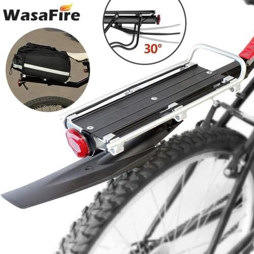 25KG Load Bicycle Luggage Carrier Universal Mountain Bike Cargo Rack MTB Cycling Rear Reflector Shelf Seatpost Bag Stand