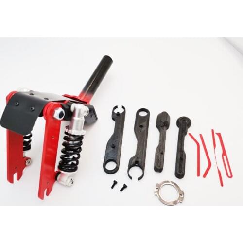 Scooter Front Suspension Fork For Xiaomi M365 Pro Pro2 Brake Disc Alloy Steel Holder Electric Scooter Front Tube Shock