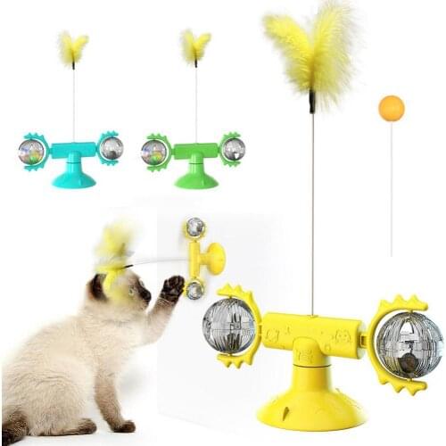 Rotatable Roller Kitten Turntable Game Pet Supplies Round Interactive Cat Toy cat toy