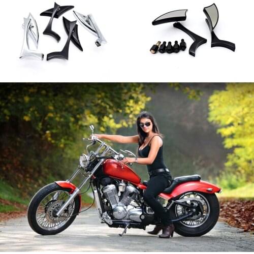 2pcs/Pair Motorcycle Rear View Mirror Motorbike Rearview Mirrors Motocross Back Side Mirror Moto Dirt Pit Bike 10MM 8MM