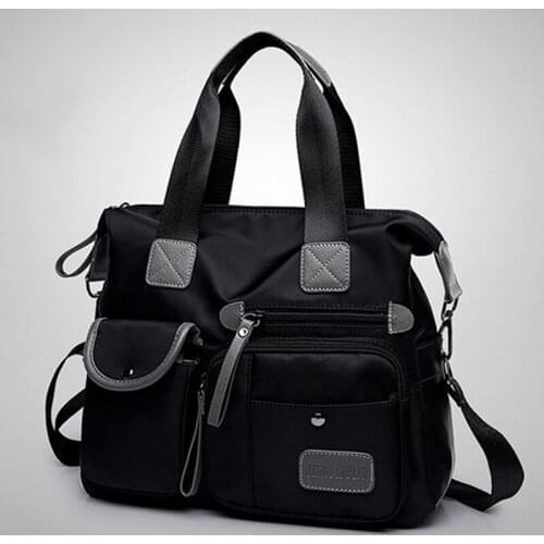 Women Shoulder Bag Vintage Shopper Bag Reusable Shopping Bag Mummy Bags Waterproof Large Capacity Handbag